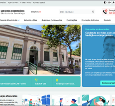 Site da Santa Casa de Misericórdia - São Luiz do Paraitinga/SP